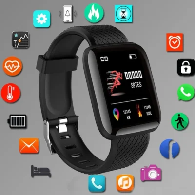 Smartwatch masculino feminino relógios de pulso inteligente mensagem monitor de fitness pulseira presente aniversário relógio eletrônico para android ios