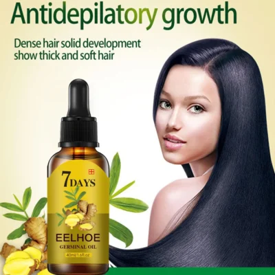 Soro de crescimento capilar, óleo essencial de crescimento rápido, cuidados com o cabelo, 10/20/40ml, recrescimento denso, gengibre, promovendo a regeneração