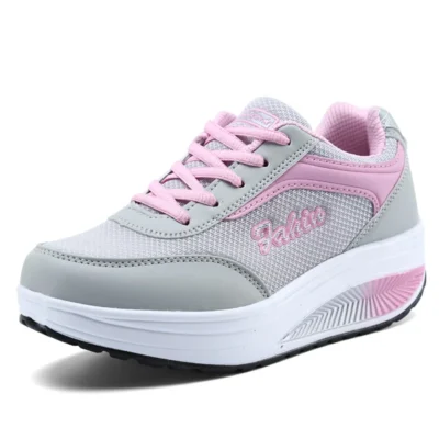 Sapatos femininos vulcanizados, tênis de alta qualidade, plataforma ambulante, plus size, moda