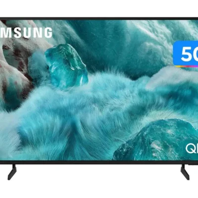 Smart TV 50" Samsung 4K QLED QN50Q7FAAGXZD Tizen Q4 AI 3 HDMI