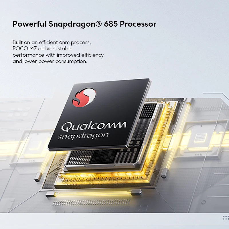 【Estreia mundial】POCO M7 Versão Global Smartphone Snapdragon 685 IP64 7000mAh bateria Immersiva 6,9 "FHD + display NFC 33W - Imagem 3