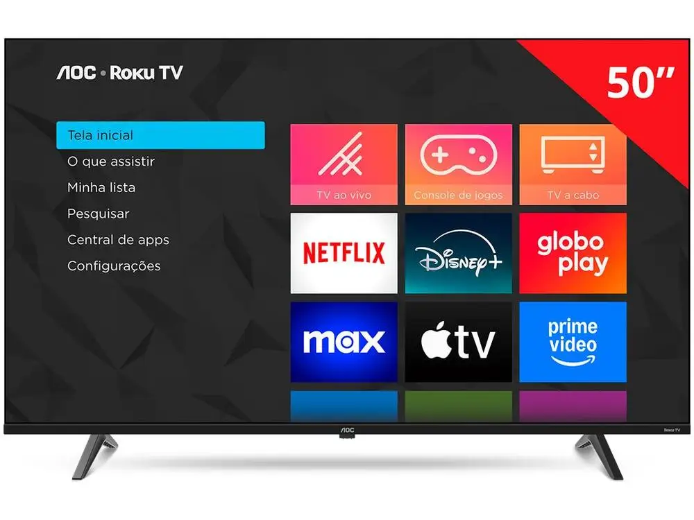 SMART TV 50 AOC ROKU 50 - Imagem 2