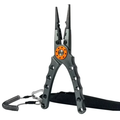 Alicate de pesca linha cortador multifuncional nó liga alumínio tesoura gancho removedor 150g 20cm equipamentos pesca