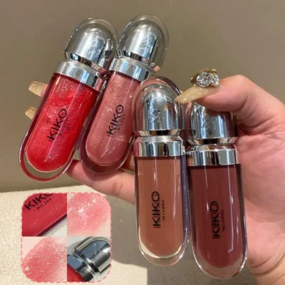 Batons líquidos espelhados, brilho labial de longa duração, hidratante, pele brilhante, nutritivo, nude, transparente, natural, maquiagem de beleza
